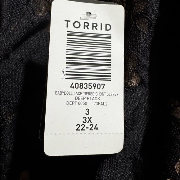 Torrid Elegant Black Lace Blouse - Picture 3 of 5